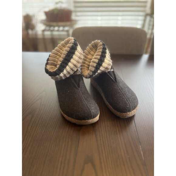 Haflinger Black and Brown Ankle Booties - Picture 5 of 11